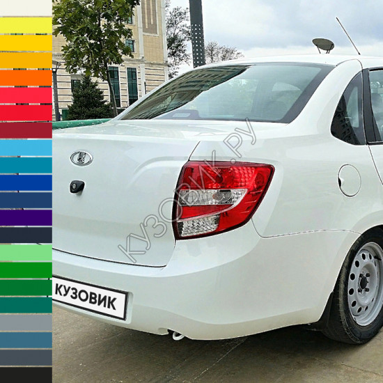 Бампер задний в цвет кузова Лада Гранта 1 (2011-2018) седан Бампер задний в цвет кузова Лада Гранта 1 (2011-2018) седан