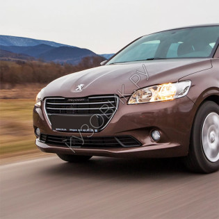 Бампер передний в цвет кузова Peugeot 301 (2012-2016) дорестайлинг